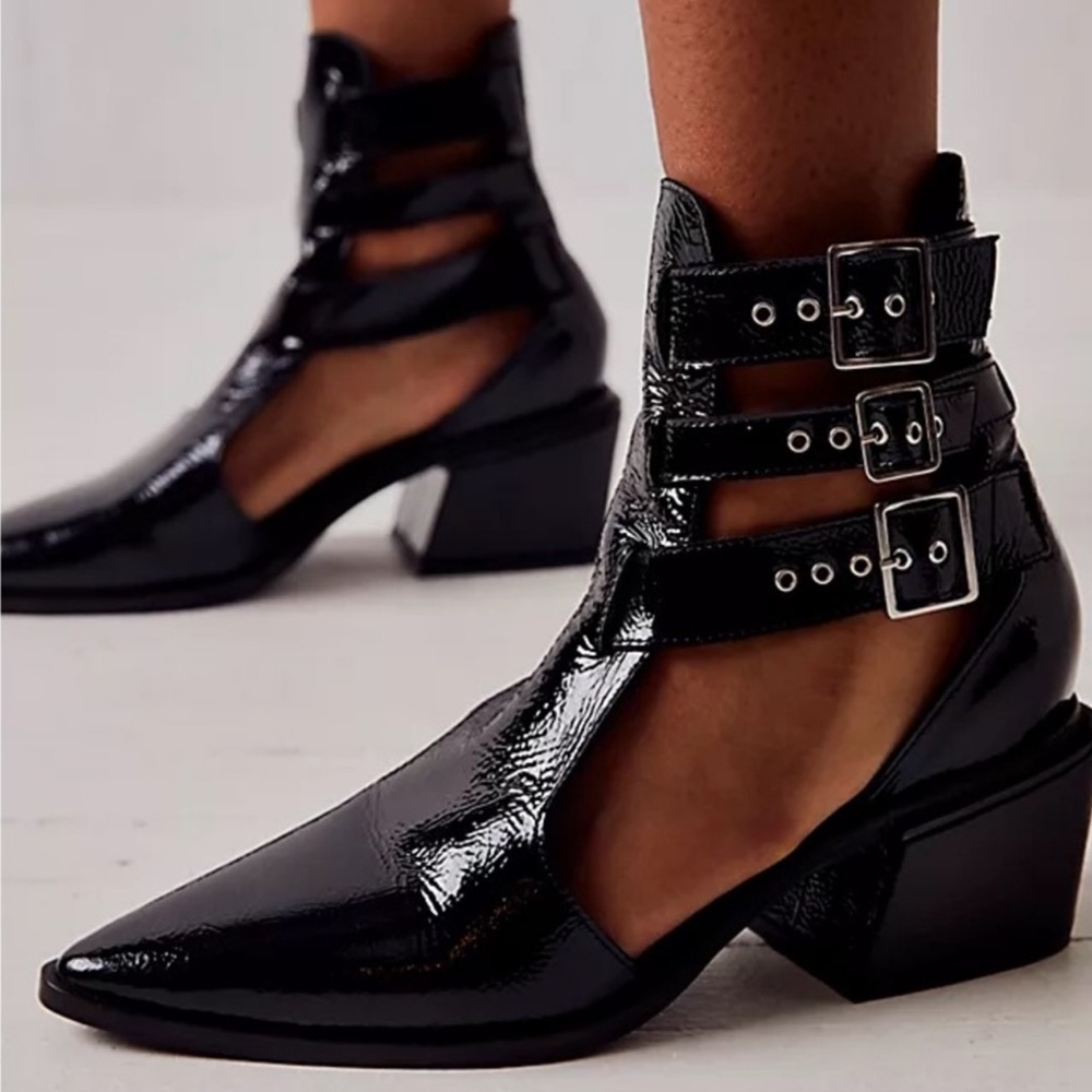 Free People Austyn Cutout Ankle Boot- NWT